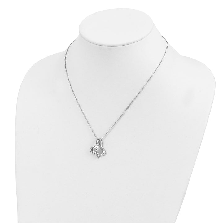 Lovely Rita's Necklaces Sterling Silver Polished Maternal Bond Necklace