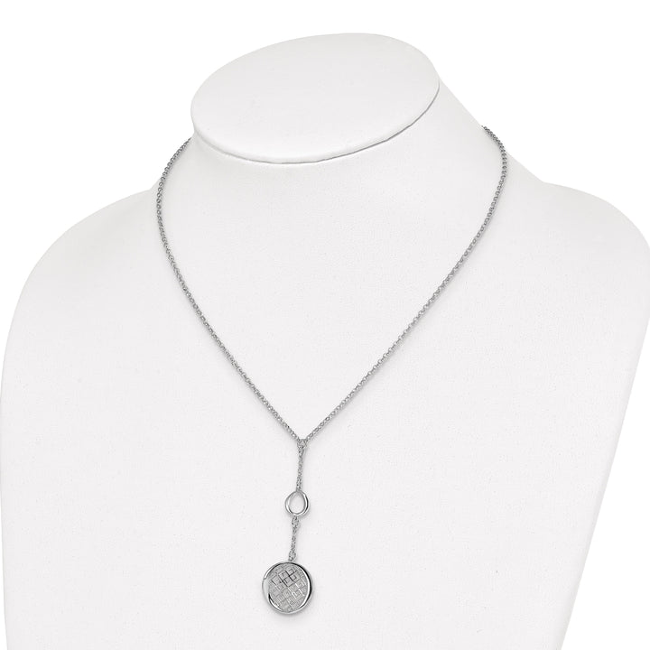 Lovely Rita's Necklaces Sterling Silver Rhodium Filigree Necklace