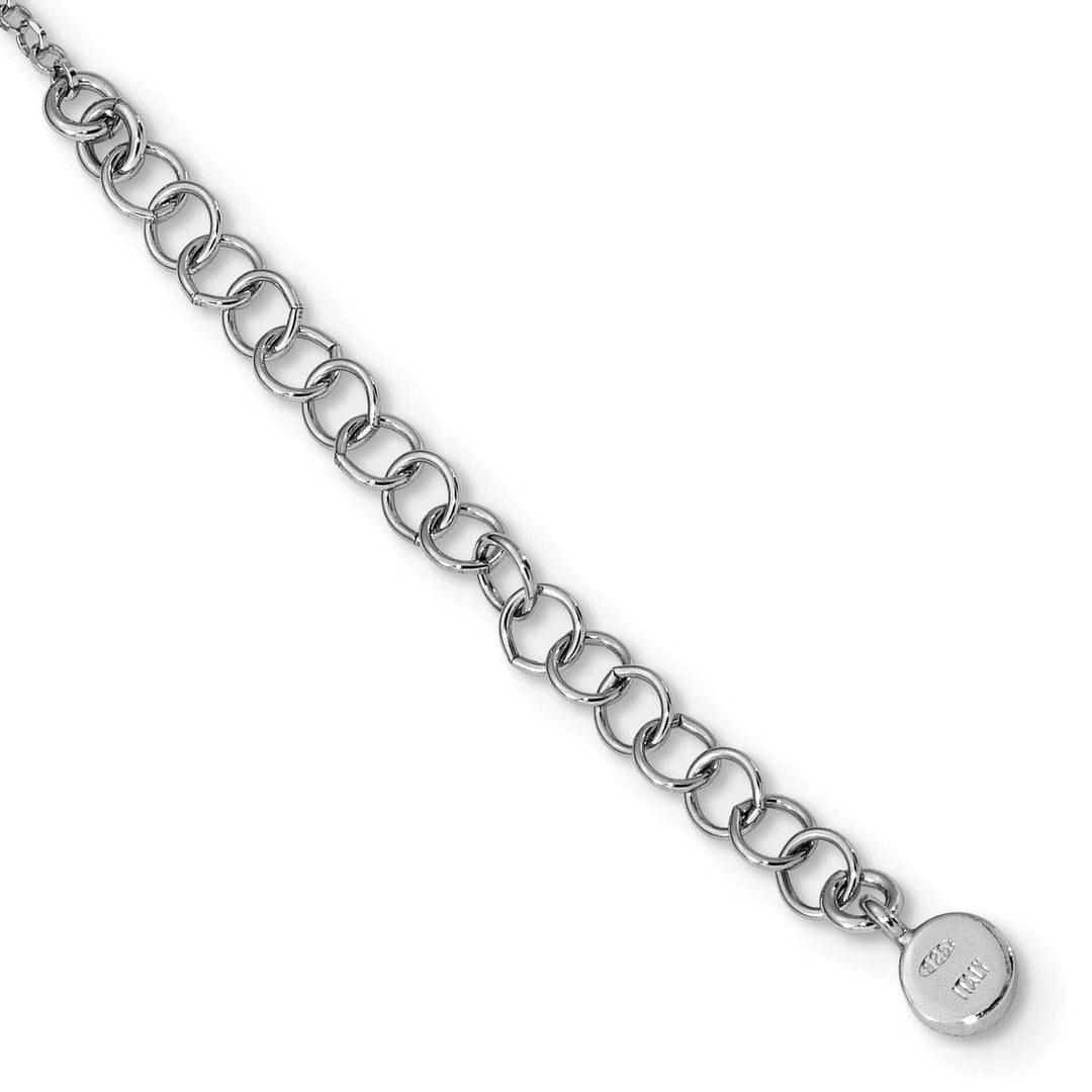 Lovely Rita's Necklaces Sterling Silver Rhodium Ruthenium Necklace