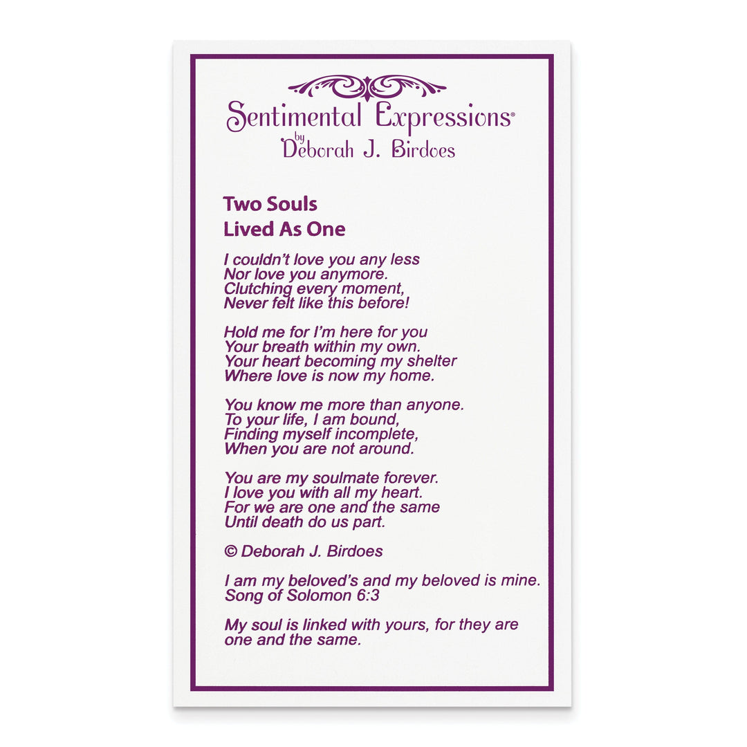 Lovely Rita's Necklaces Sterling Silver Soulmate Heart Necklace