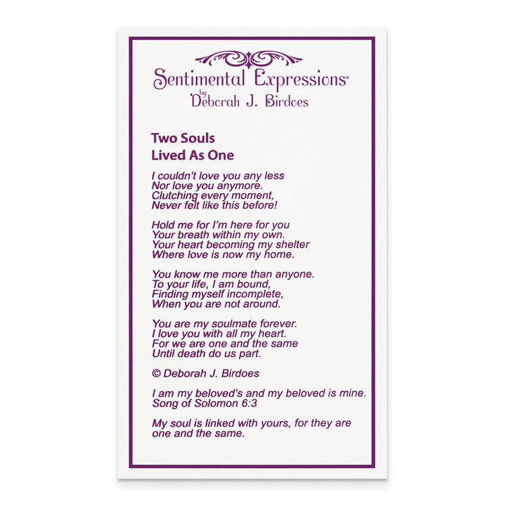 Lovely Rita's Necklaces Sterling Silver Soulmate Heart Necklace