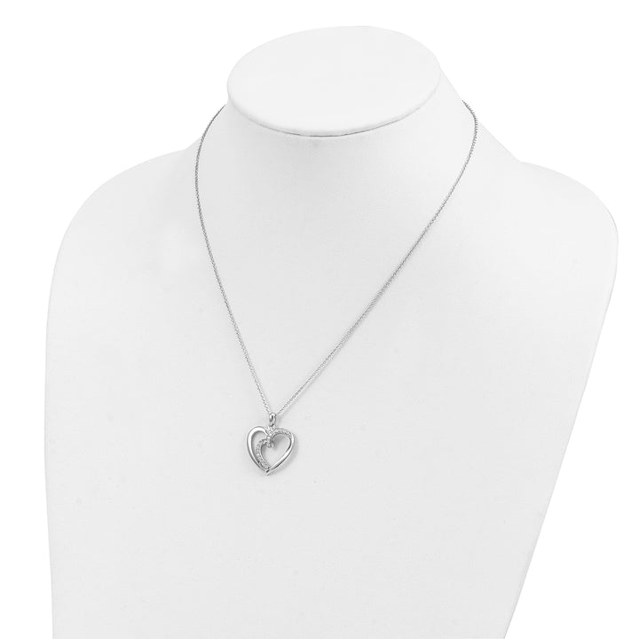 Lovely Rita's Necklaces Sterling Silver Soulmate Heart Necklace