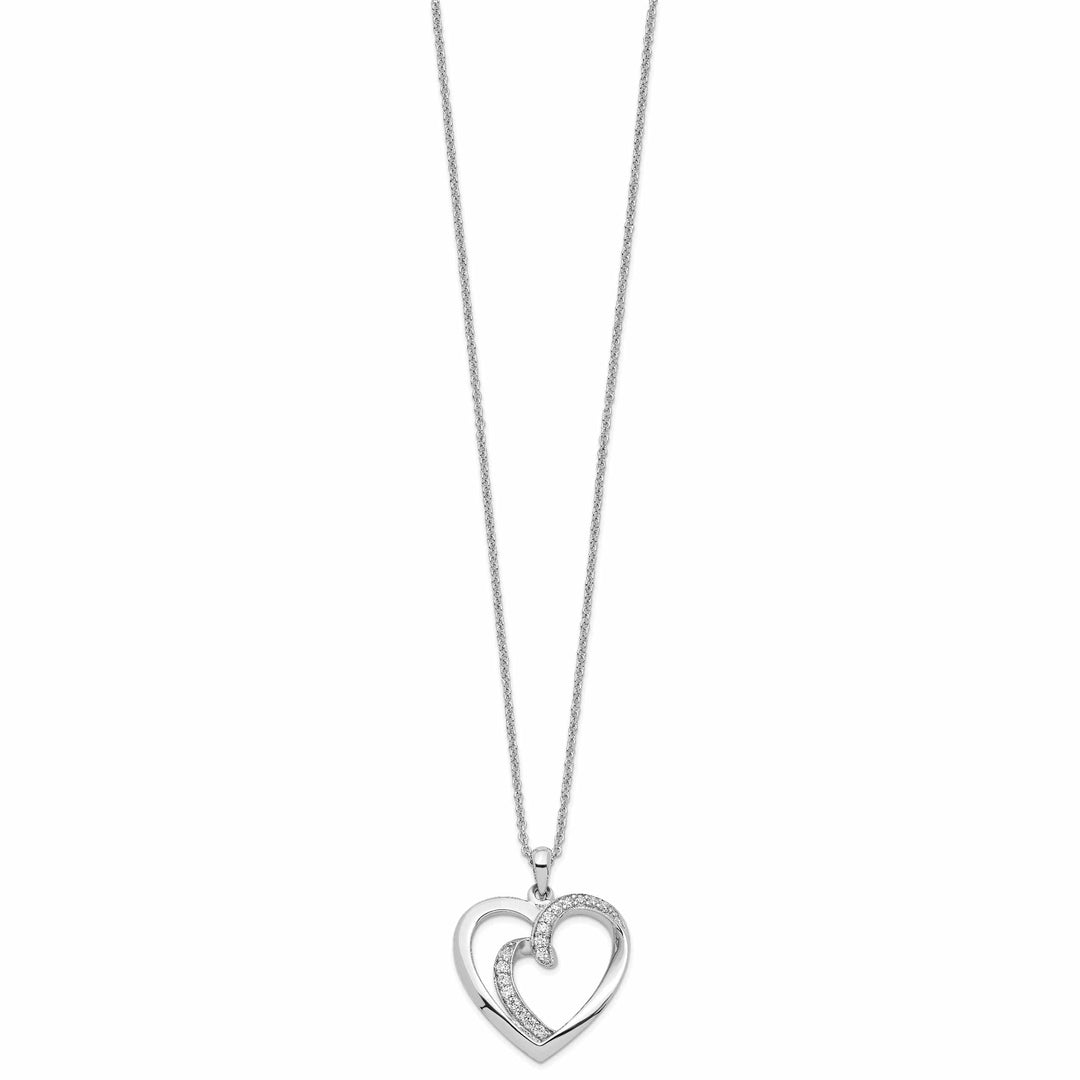 Lovely Rita's Necklaces Sterling Silver Soulmate Heart Necklace