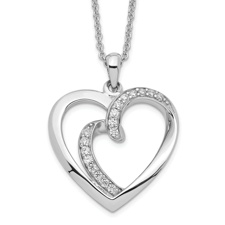 Lovely Rita's Necklaces Sterling Silver Soulmate Heart Necklace
