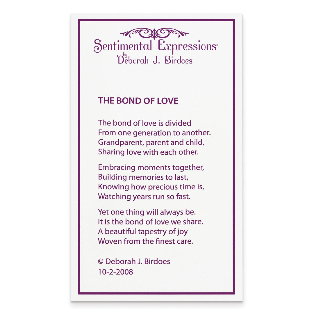 Lovely Rita's Necklaces Sterling Silver The Bond of Love Heart Necklace