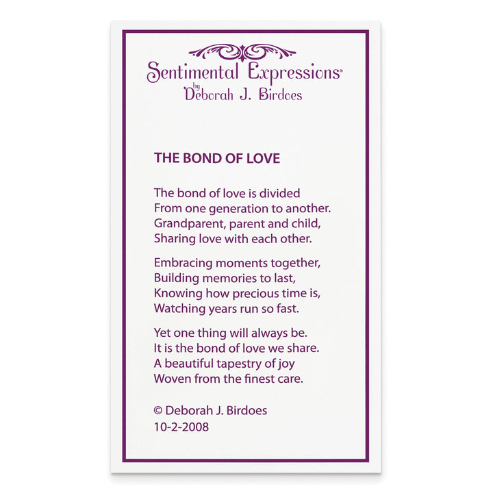 Lovely Rita's Necklaces Sterling Silver The Bond of Love Heart Necklace