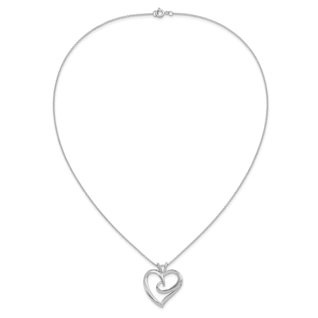 Lovely Rita's Necklaces Sterling Silver The Huggg Heart Necklace