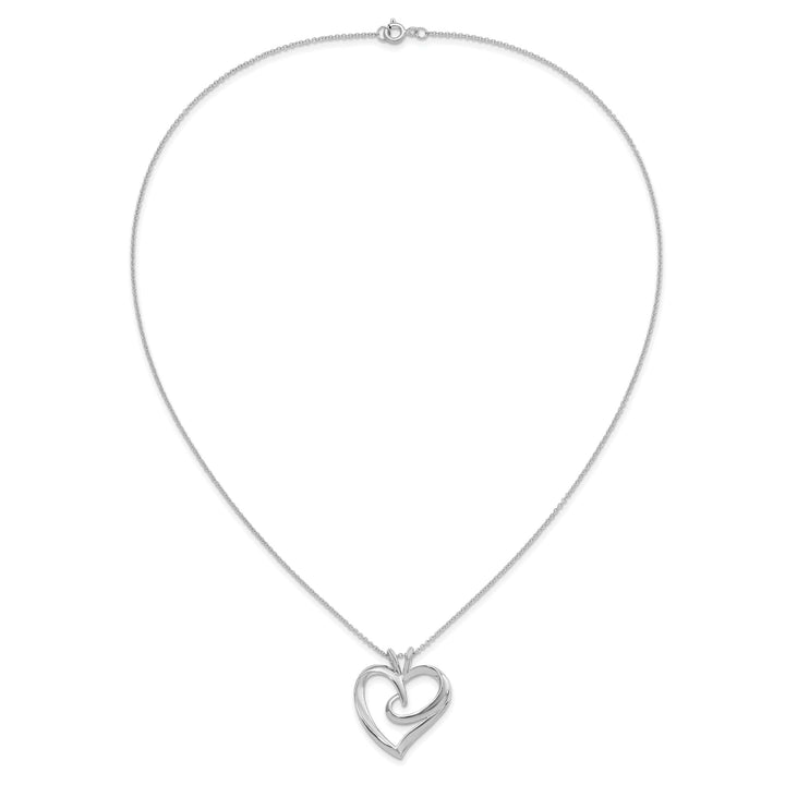 Lovely Rita's Necklaces Sterling Silver The Huggg Heart Necklace