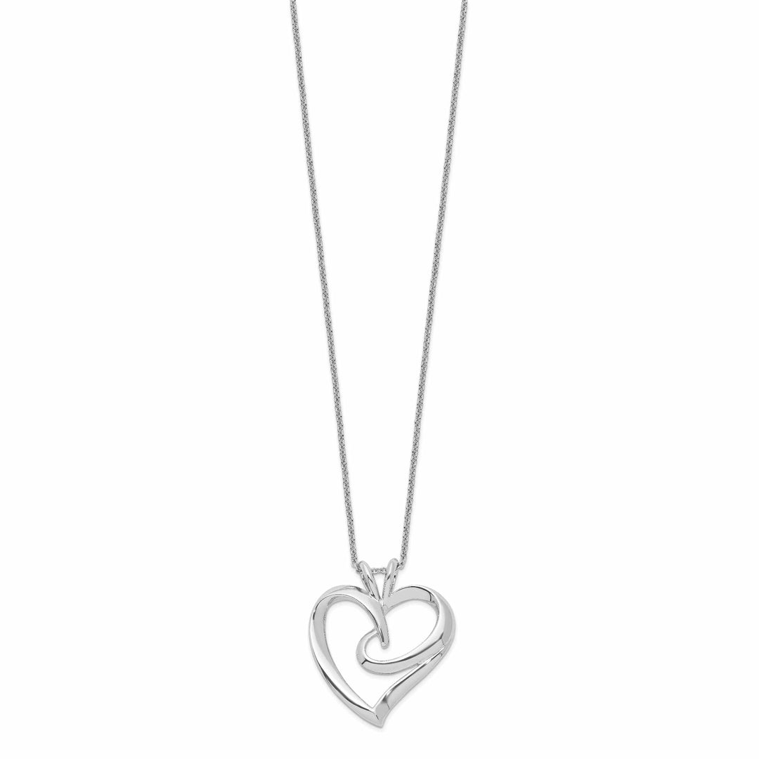 Lovely Rita's Necklaces Sterling Silver The Huggg Heart Necklace