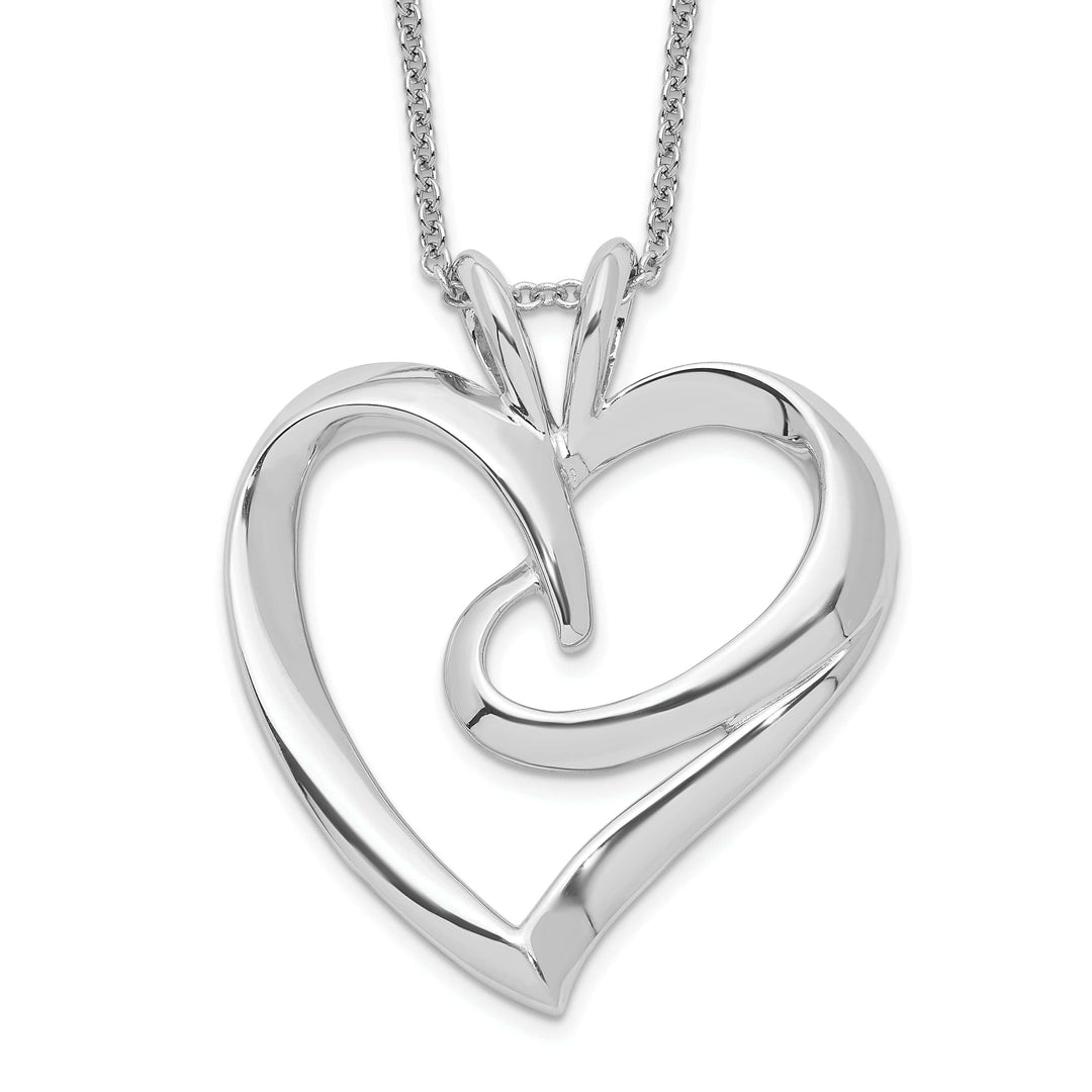 Lovely Rita's Necklaces Sterling Silver The Huggg Heart Necklace