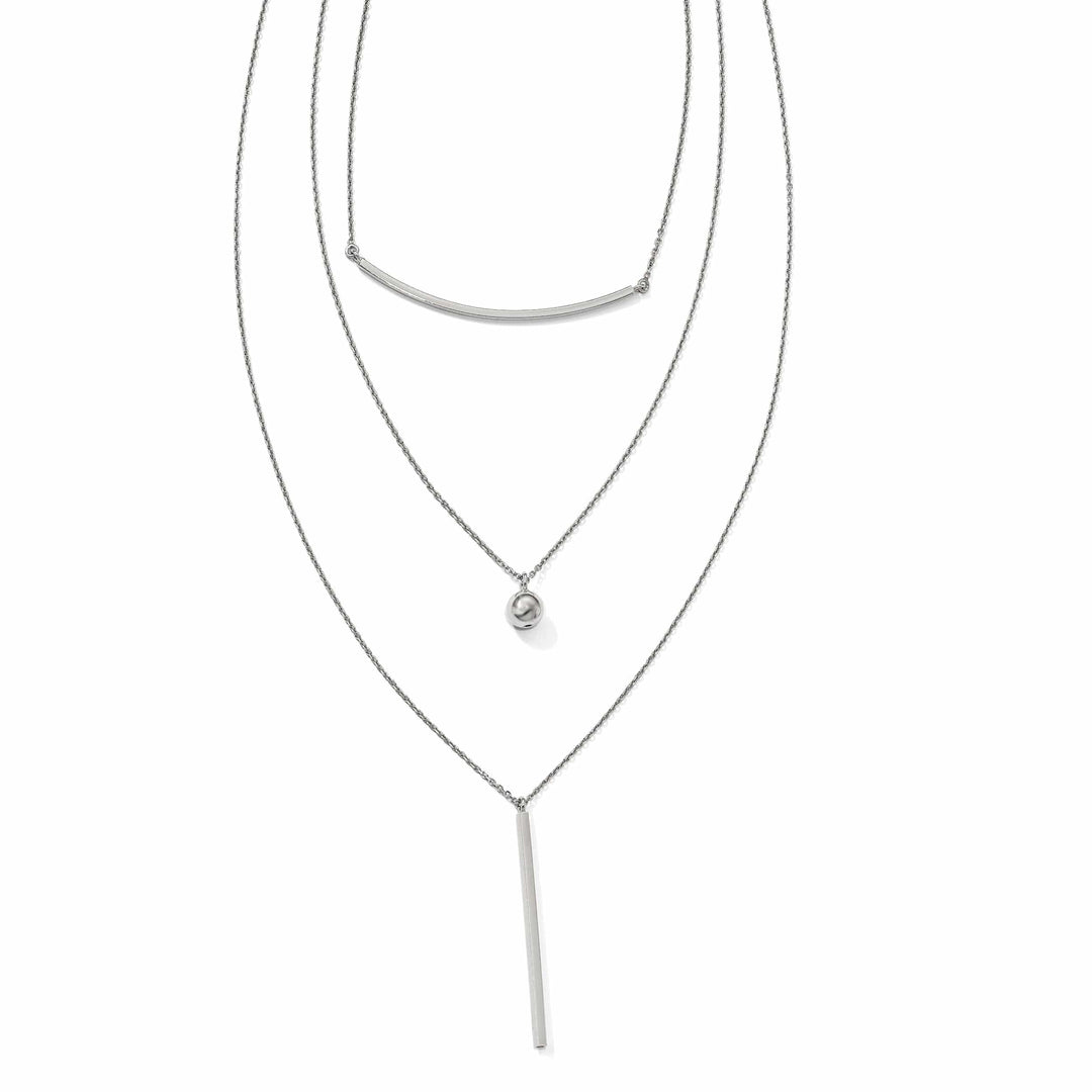 Lovely Rita's Necklaces Sterling Silver Three Strand Necklace