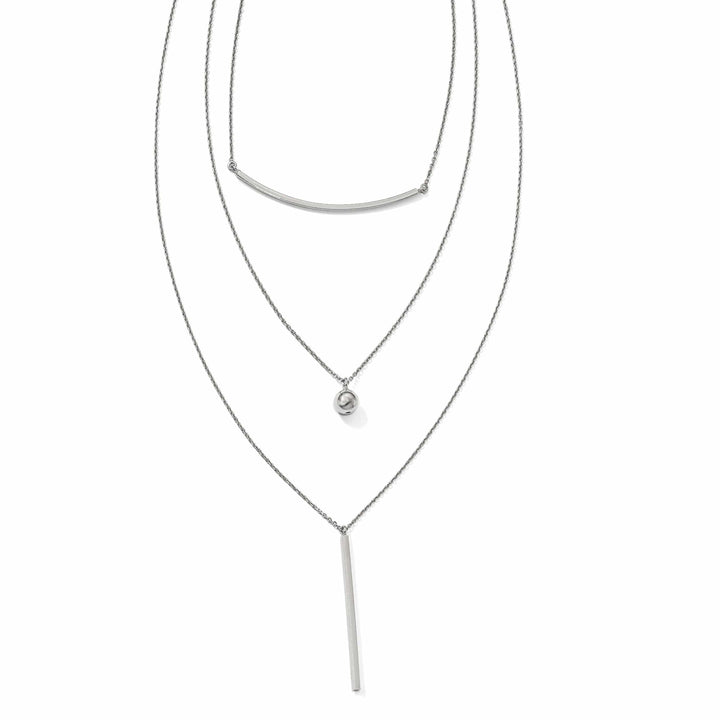 Lovely Rita's Necklaces Sterling Silver Three Strand Necklace