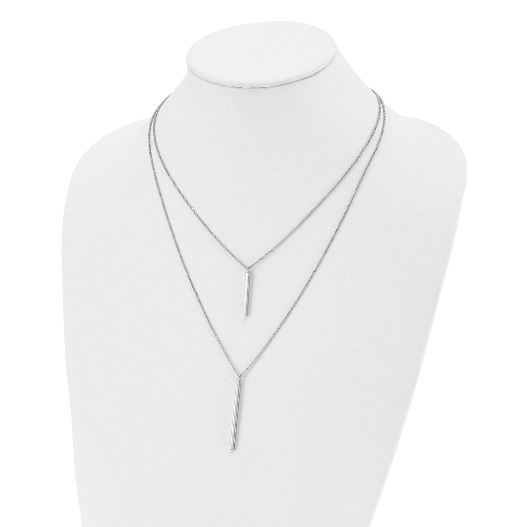 Lovely Rita's Necklaces Sterling Silver Two Strand Necklace