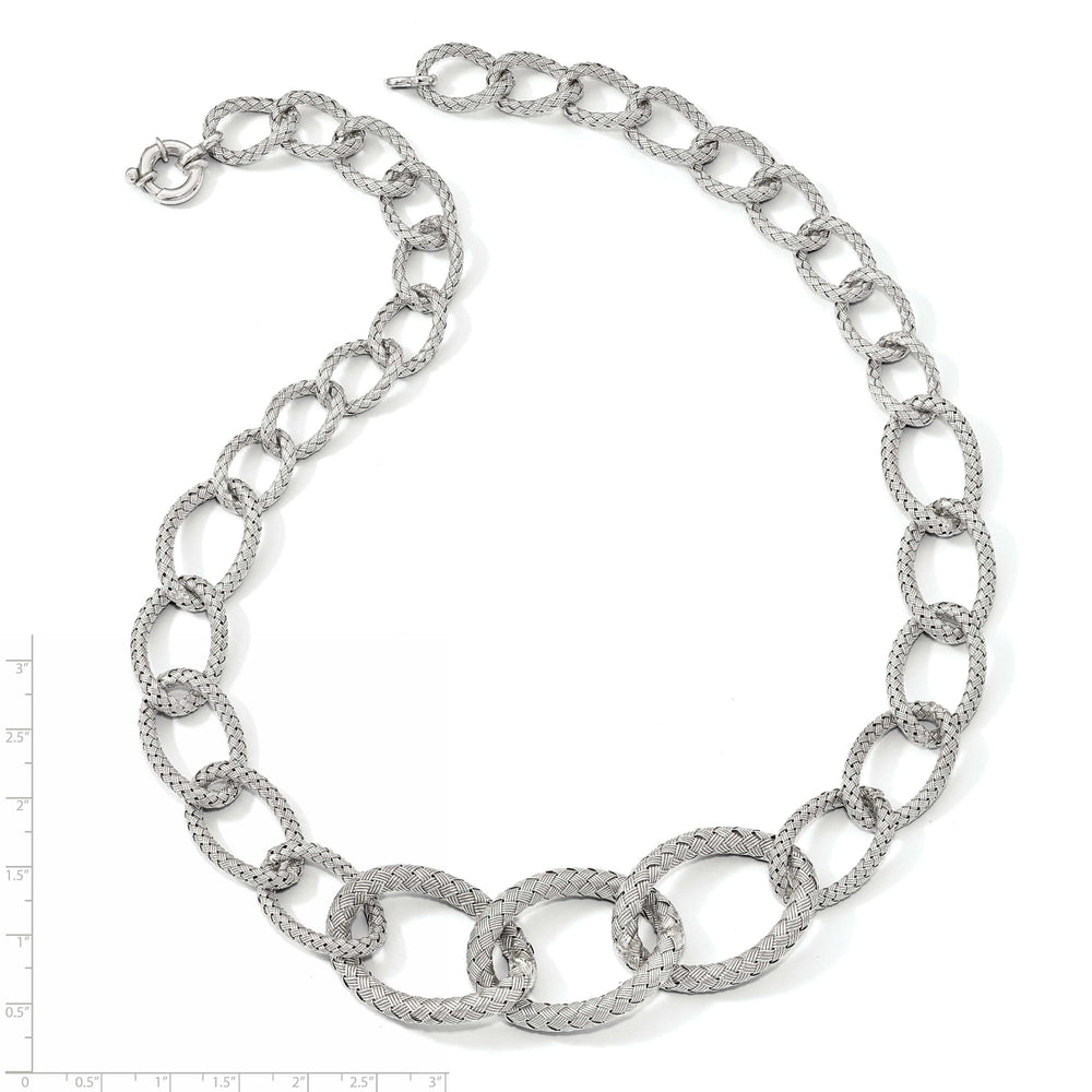 Lovely Rita's Necklaces Sterling Silver Woven Necklace