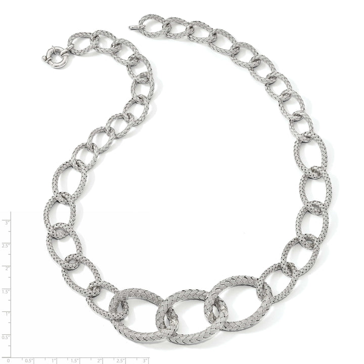 Lovely Rita's Necklaces Sterling Silver Woven Necklace