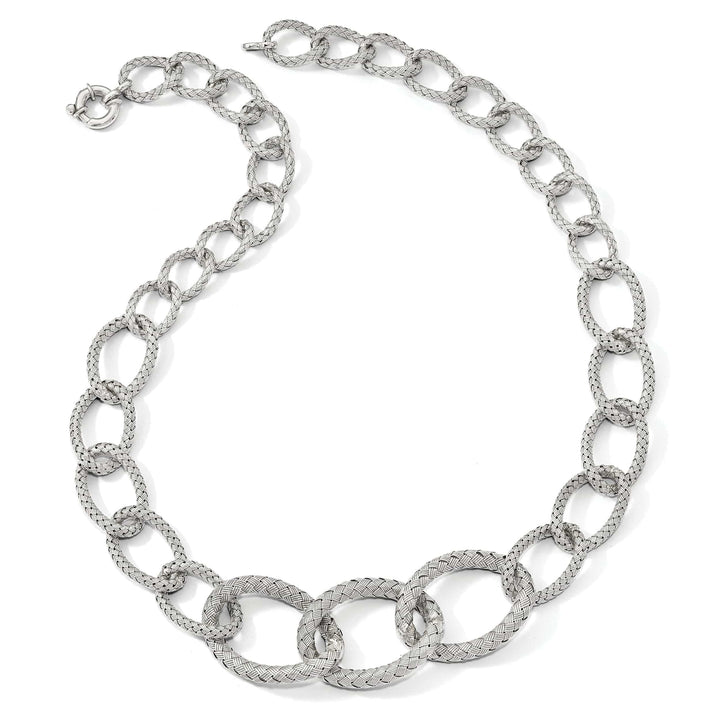 Lovely Rita's Necklaces Sterling Silver Woven Necklace