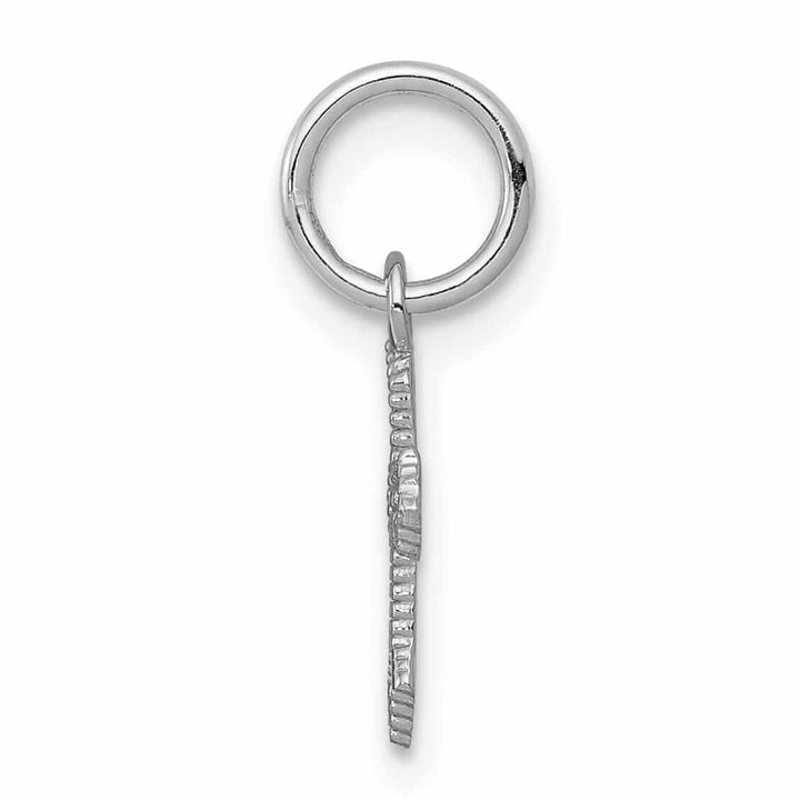 Lovely Rita's Pendants & Charms 10k White Gold Passion Cross Charm