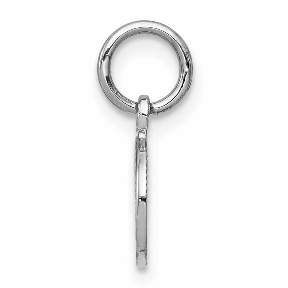 Lovely Rita's Pendants & Charms 10K White Gold Polished Finish Angel Pendant