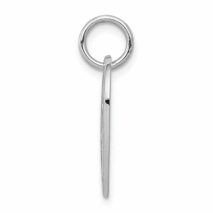 Lovely Rita's Pendants & Charms 10K White Gold Sweet 16 Birthday Heart Pendant