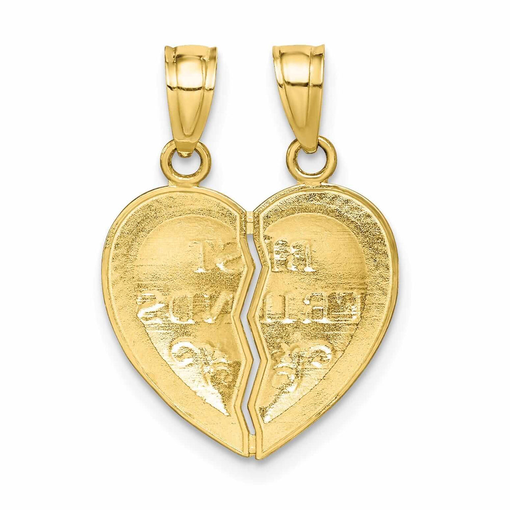 Lovely Rita's Pendants & Charms 10k Yellow Gold Best Friends Breakapart Charm