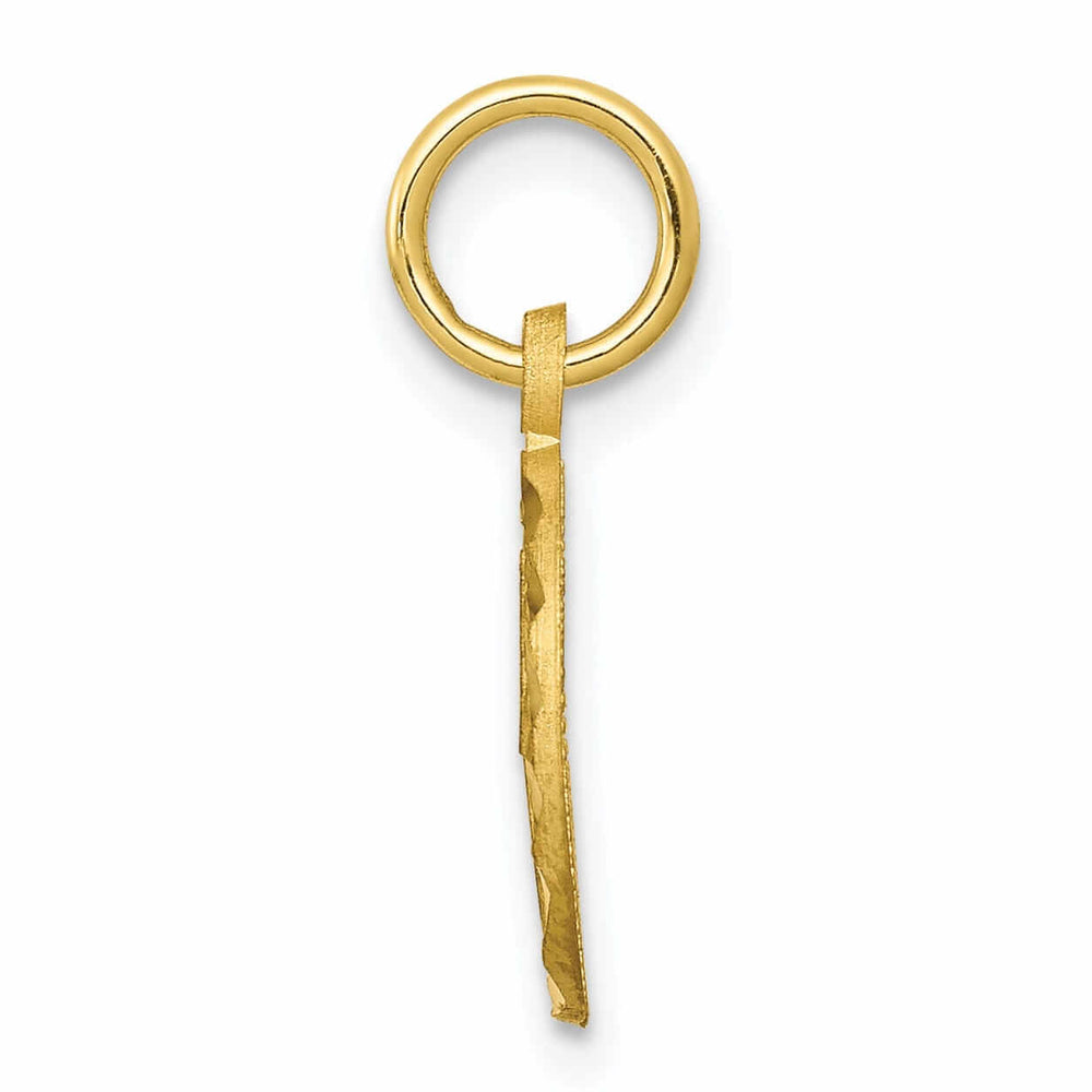 Lovely Rita's Pendants & Charms 10k Yellow Gold Finish Cross In Frame Pendant