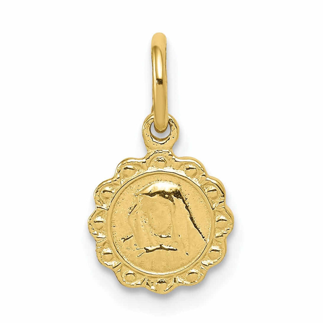 Lovely Rita's Pendants & Charms 10k Yellow Gold Our Lady Of Sorrows Pendant
