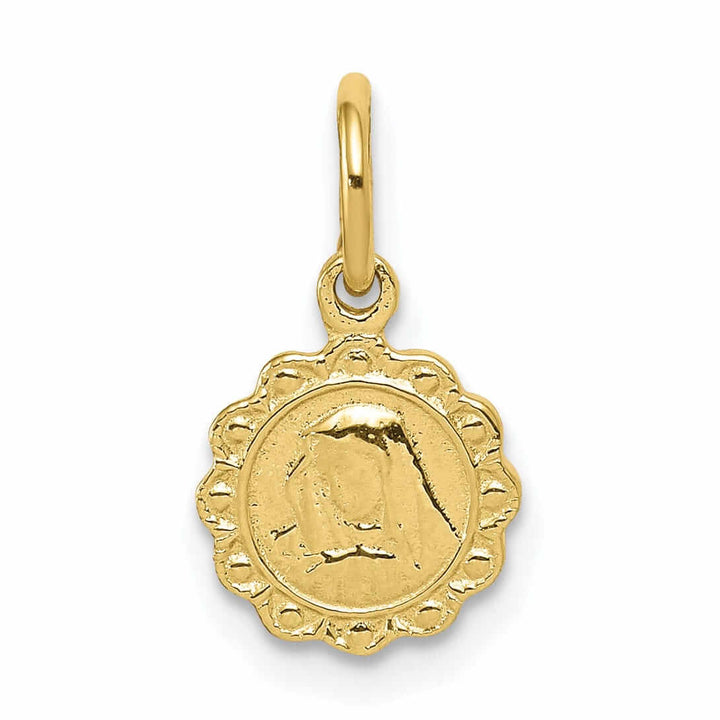 Lovely Rita's Pendants & Charms 10k Yellow Gold Our Lady Of Sorrows Pendant