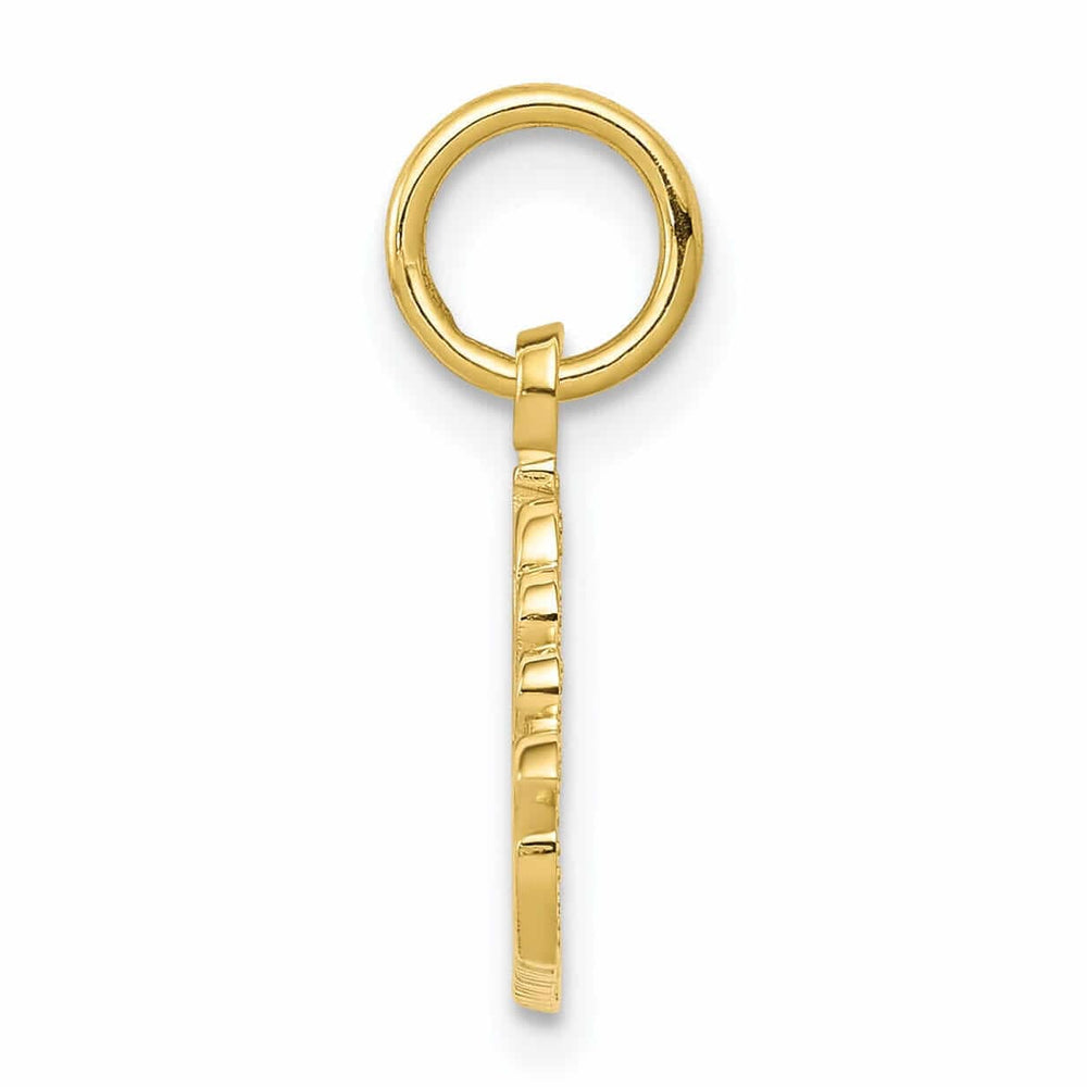 Lovely Rita's Pendants & Charms 10k Yellow Gold Polish I Love Swimming Pendant