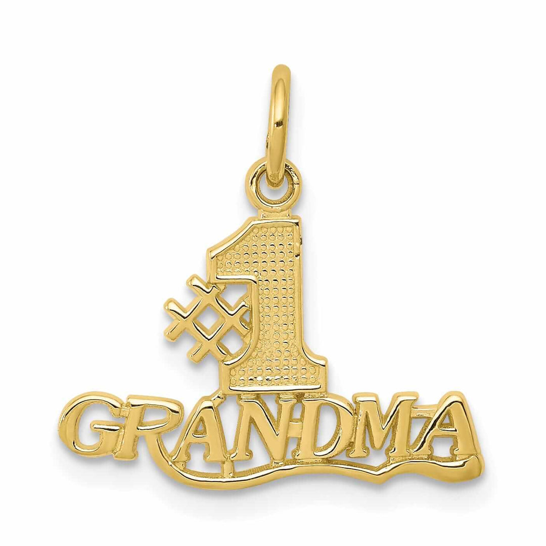 Lovely Rita's Pendants & Charms 10k Yellow Gold Polished #1 Grandma Pendant