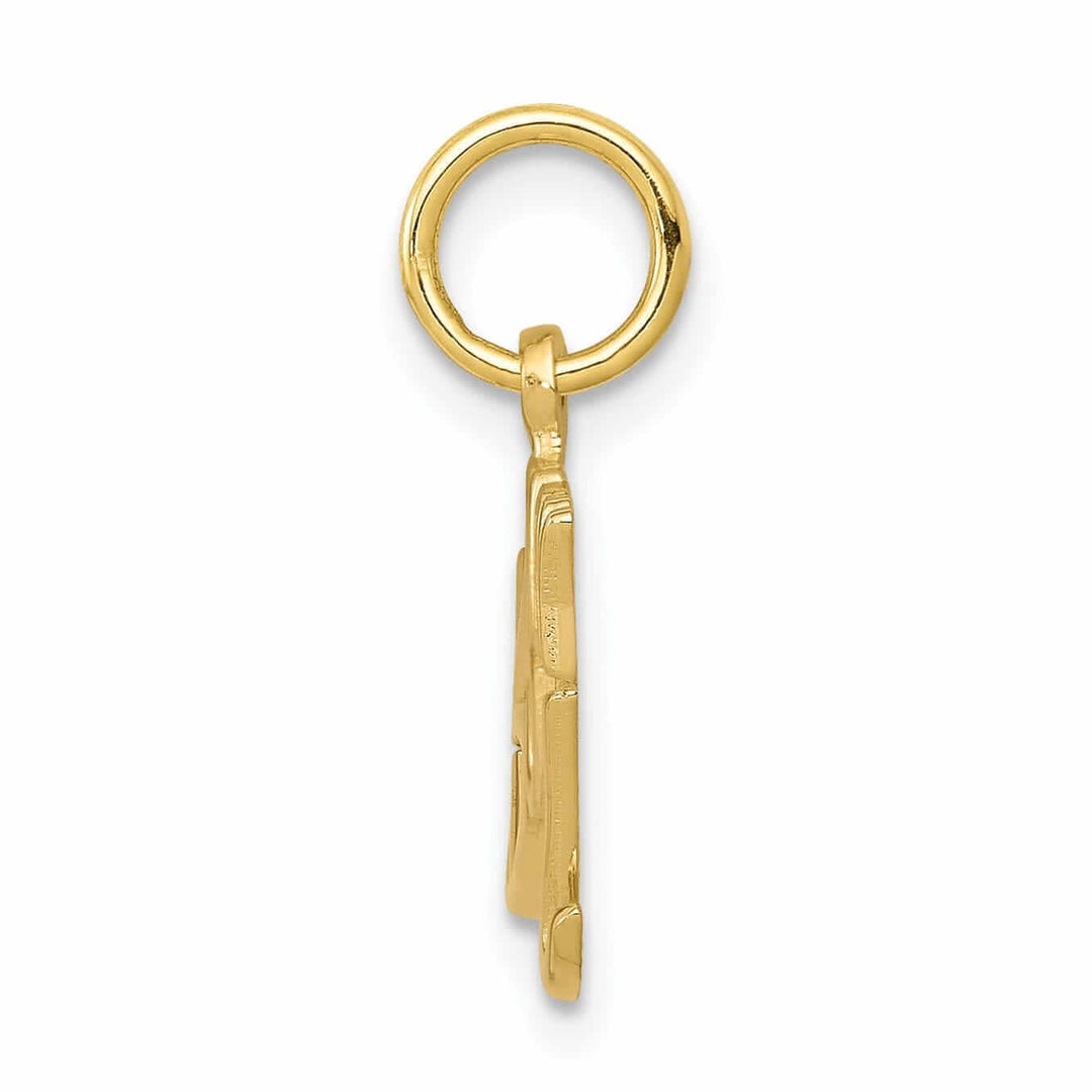 Lovely Rita's Pendants & Charms 10k Yellow Gold Polished Baby Boy Pendant