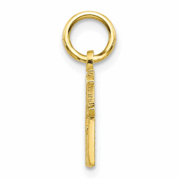 Lovely Rita's Pendants & Charms 10k Yellow Gold Polished Best Friend Pendant