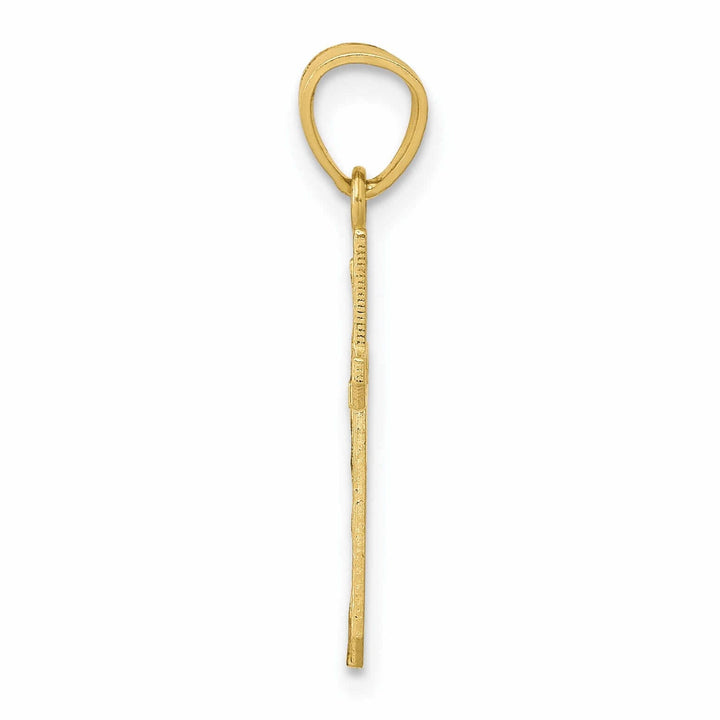 Lovely Rita's Pendants & Charms 10k Yellow Gold Polished Cross Pendant