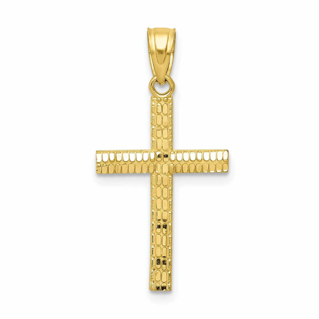 Lovely Rita's Pendants & Charms 10k Yellow Gold Polished Cross Pendant