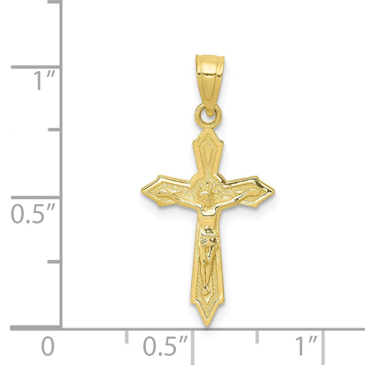 Lovely Rita's Pendants & Charms 10K Yellow Gold Polished Crucifix Pendant
