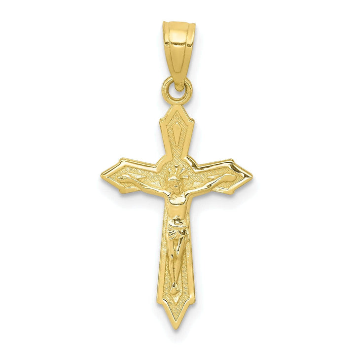 Lovely Rita's Pendants & Charms 10K Yellow Gold Polished Crucifix Pendant
