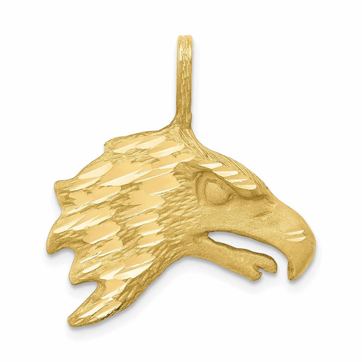 Lovely Rita's Pendants & Charms 10k Yellow Gold Polished D.C Eagle Head Pendant