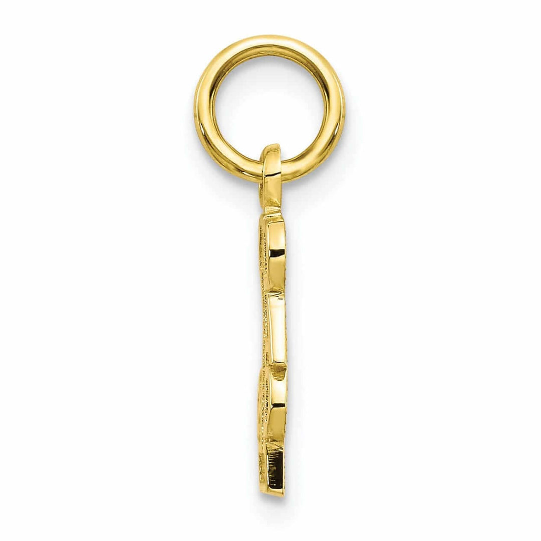 Lovely Rita's Pendants & Charms 10k Yellow Gold Polished Finish #1 Dad Pendant