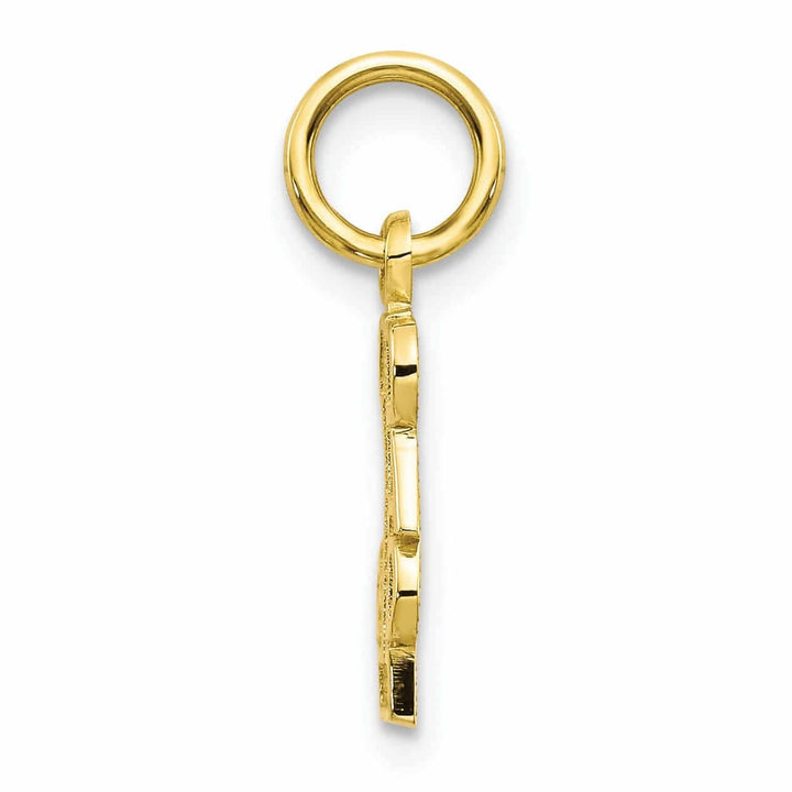 Lovely Rita's Pendants & Charms 10k Yellow Gold Polished Finish #1 Dad Pendant