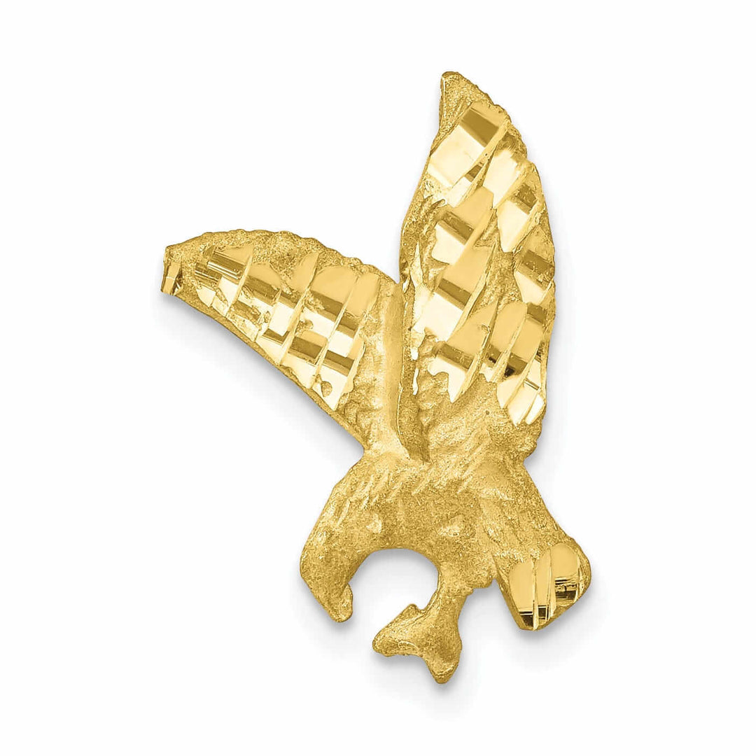 Lovely Rita's Pendants & Charms 10k Yellow Gold Polished Finish Eagle Charm Pendant