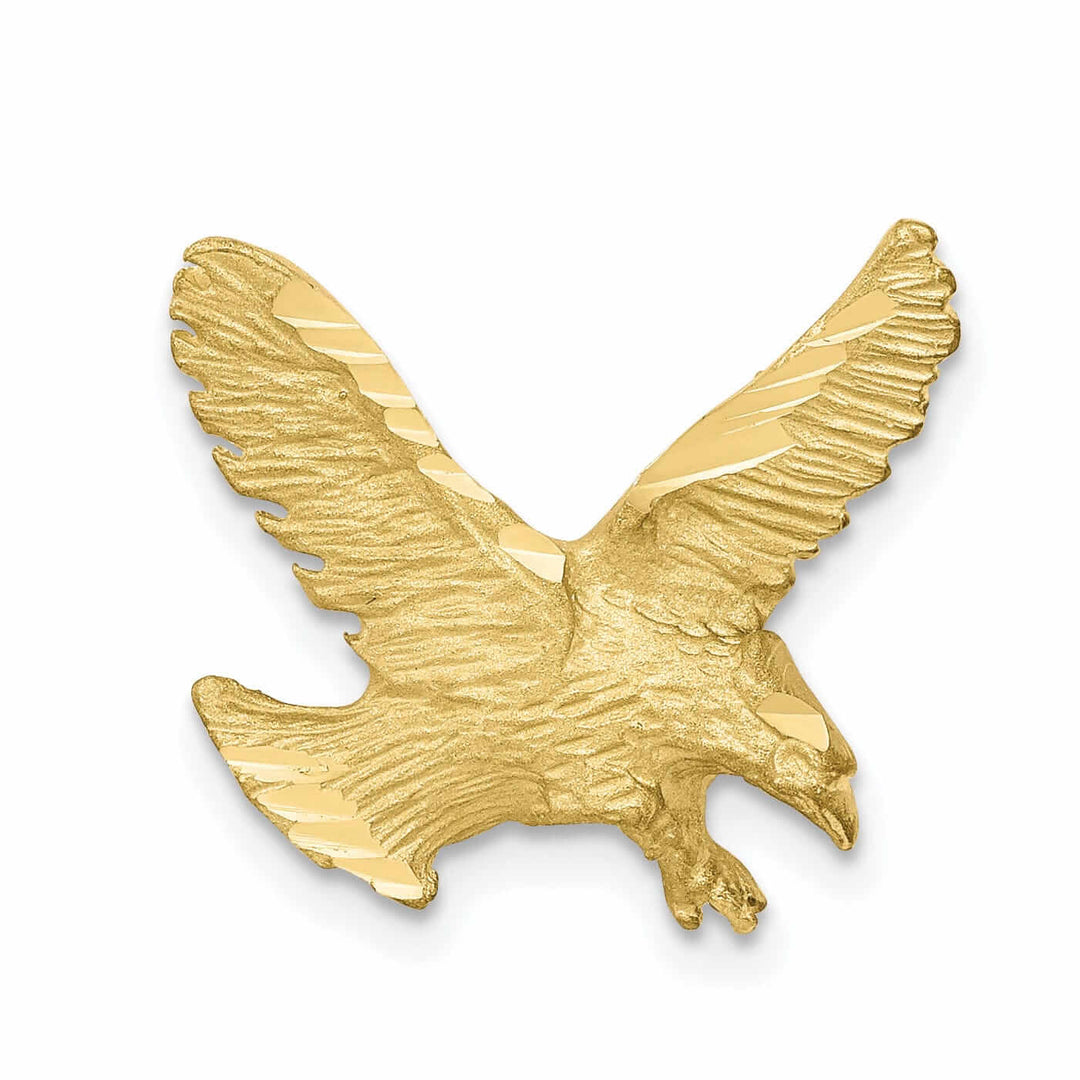 Lovely Rita's Pendants & Charms 10k Yellow Gold Polished Finish Eagle Pendant