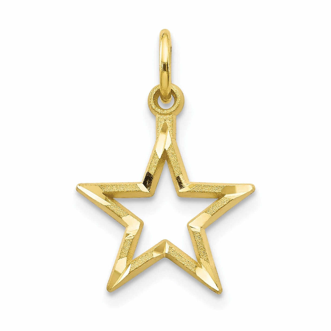 Lovely Rita's Pendants & Charms 10K Yellow Gold Polished Finish Star Pendant