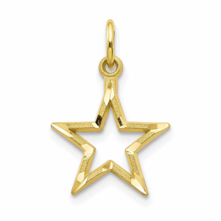Lovely Rita's Pendants & Charms 10K Yellow Gold Polished Finish Star Pendant