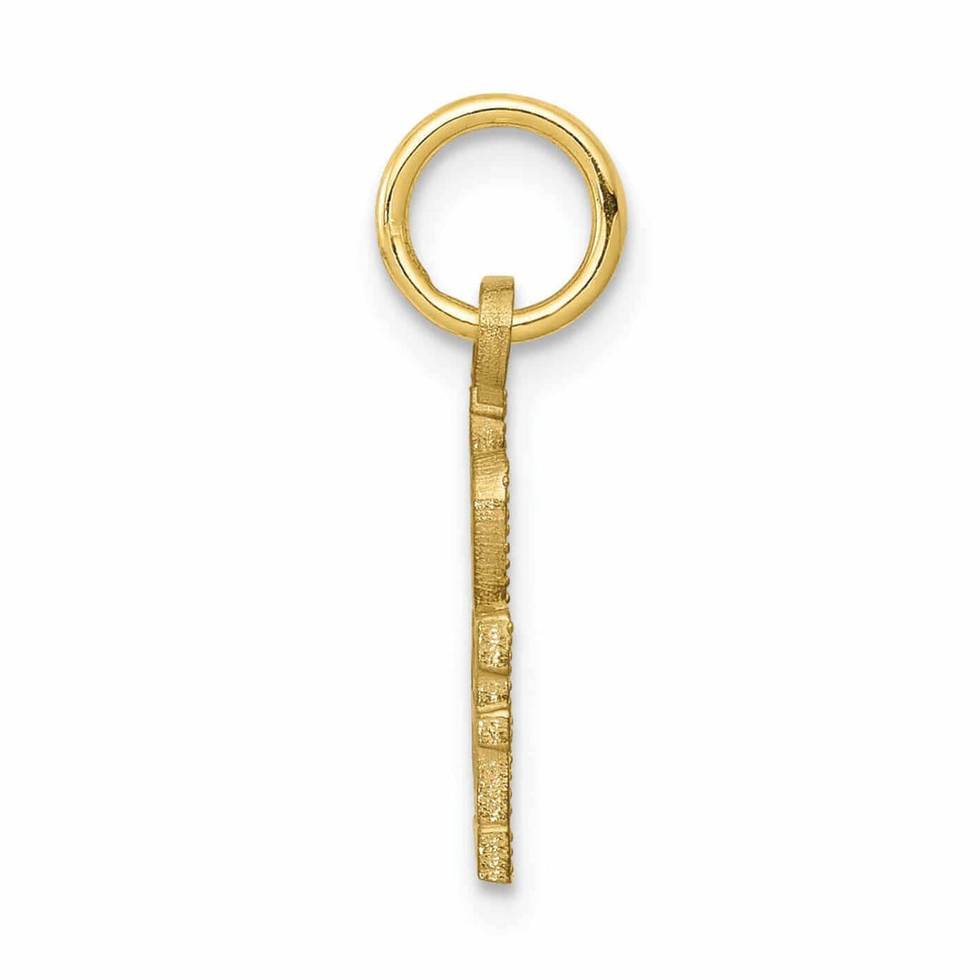 Lovely Rita's Pendants & Charms 10k Yellow Gold Polished I Love Golf Pendant