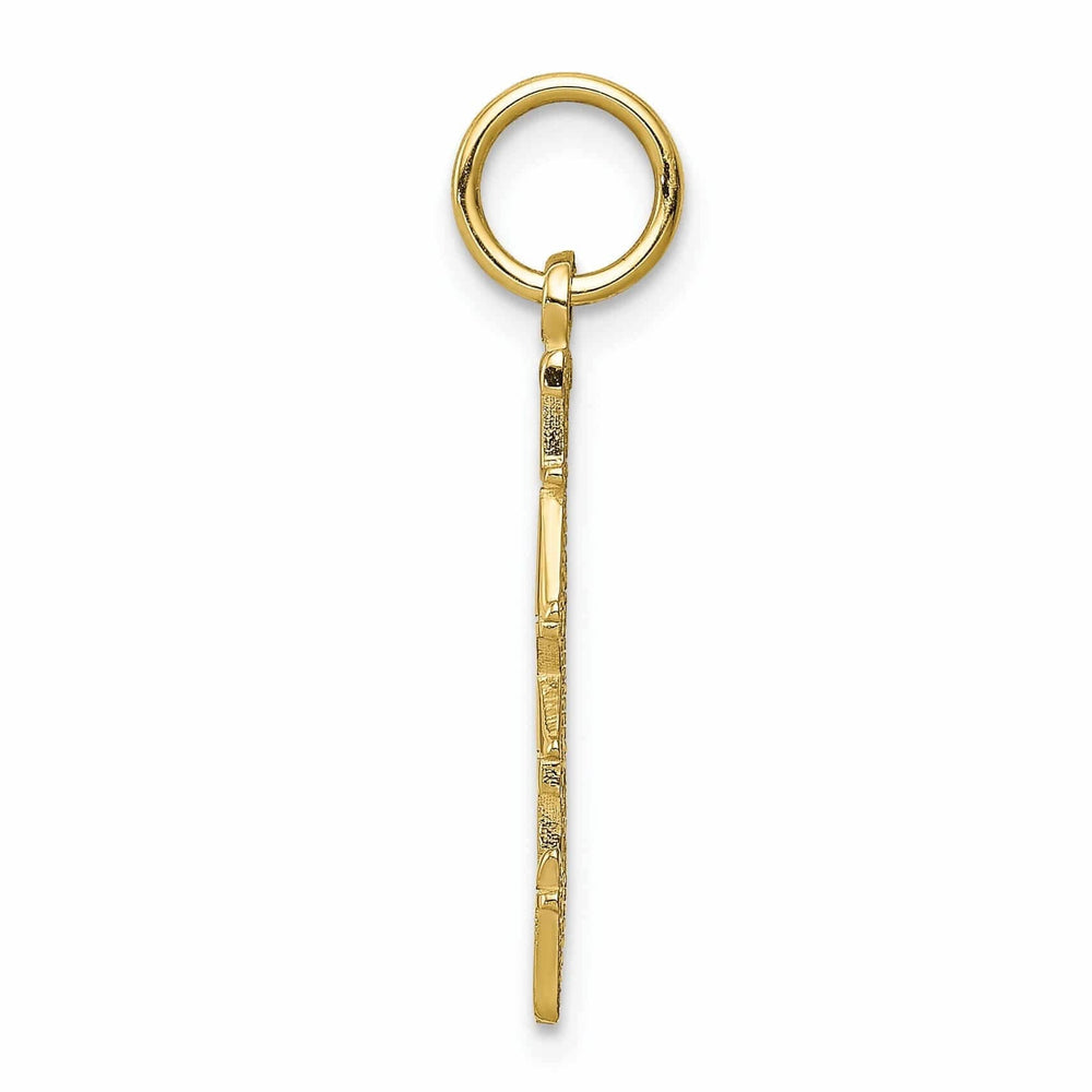 Lovely Rita's Pendants & Charms 10k Yellow Gold Polished Talking Taken Pendant