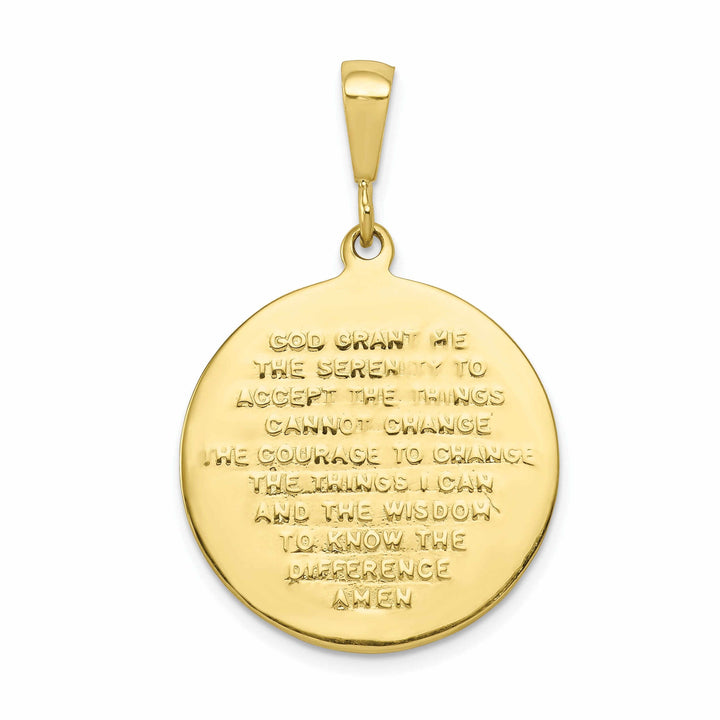 Lovely Rita's Pendants & Charms 10k Yellow Gold Praying Hands Serenity Pendant