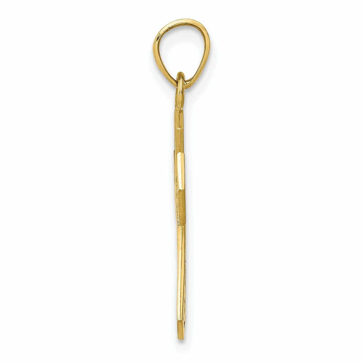 Lovely Rita's Pendants & Charms 10k Yellow Gold Reversible Cross Charm