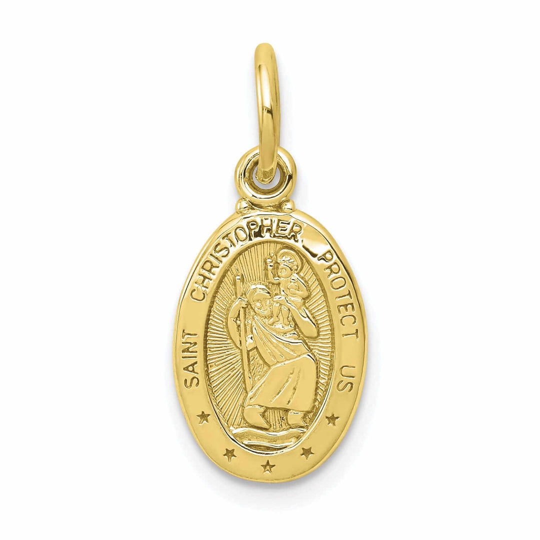 Lovely Rita's Pendants & Charms 10k Yellow Gold St. Christopher Pendant