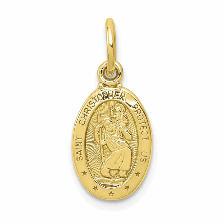 Lovely Rita's Pendants & Charms 10k Yellow Gold St. Christopher Pendant