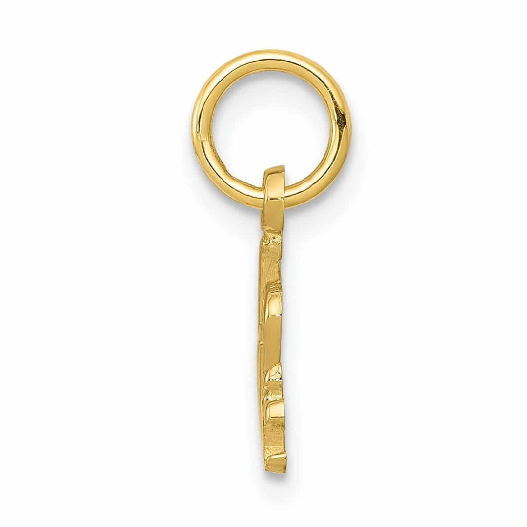 Lovely Rita's Pendants & Charms 10k Yellow Gold Talking I Love Music Pendant