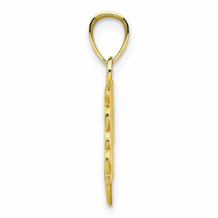 Lovely Rita's Pendants & Charms 10k Yellow Gold Three Dolphins Swimming Pendant